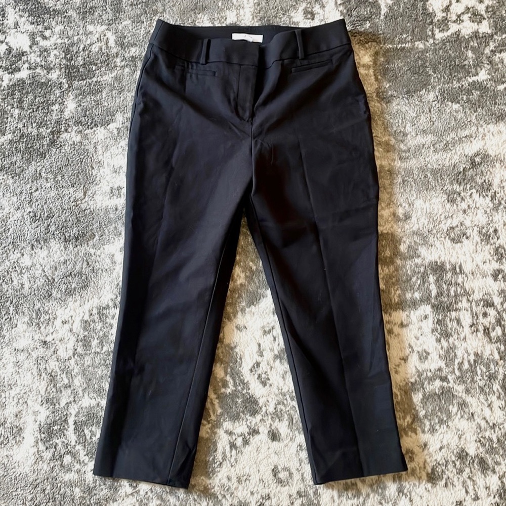 ANN TAYLOR LOFT Black Julie 8P Petite Riviera Dress Pants